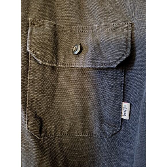 Vans 66/99 Geoff Rowley Sleeveless Denim Vest Black Size M Skater Multi Pocket - Picture 3 of 10